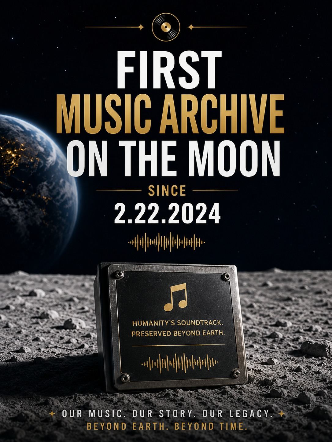 Music archive on the Moon